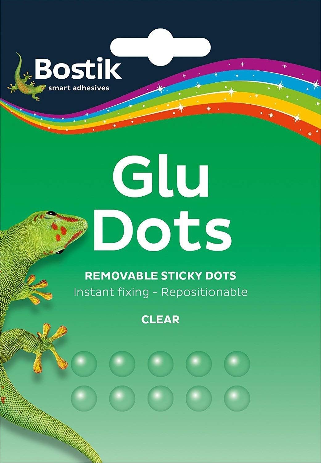 2xGlu Dots Removable Clear Sticky Dots Amazon.co.uk DIY & Tools