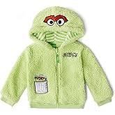 Sesame Street Fleece Zip Up Hoodie Infant to Little Kid Sizes (12 Months - 7-8)