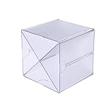 Deflecto Stackable Clear Cube Organizer with