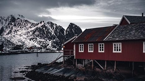 Amazon Co Jp 500ピース ジグソーパズル 山の中の家づくり パズルジグソーアダルトキッズアートラージパズルゲームおもちゃギフト 52x38cm ホーム キッチン