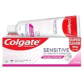 Colgate Sensitive Everyday Protection Toothpaste, Combo Pack of 160g (80g X 2), Specifically Developed for Sensitive Teeth &amp; Healthy Gums, Colgate Toothpaste for Prevention of Cavities &amp; Plaque