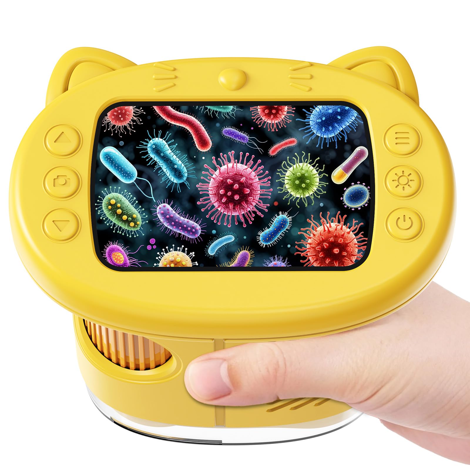 Photo 1 of 1000X Handheld Digital Microscope for Kids : Wonderquest Microscope with 2.0" IPS Screen, STEM Toys for Ages 3-6 8-13 Girls Boys Child, Portable Edu Gift Age 4-6 8-12 Children Students
