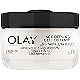 Olay Age Defying Night Face Cream, Anti-Wrinkle, 2-in-1 Replenishing Face Cream, 60 mL