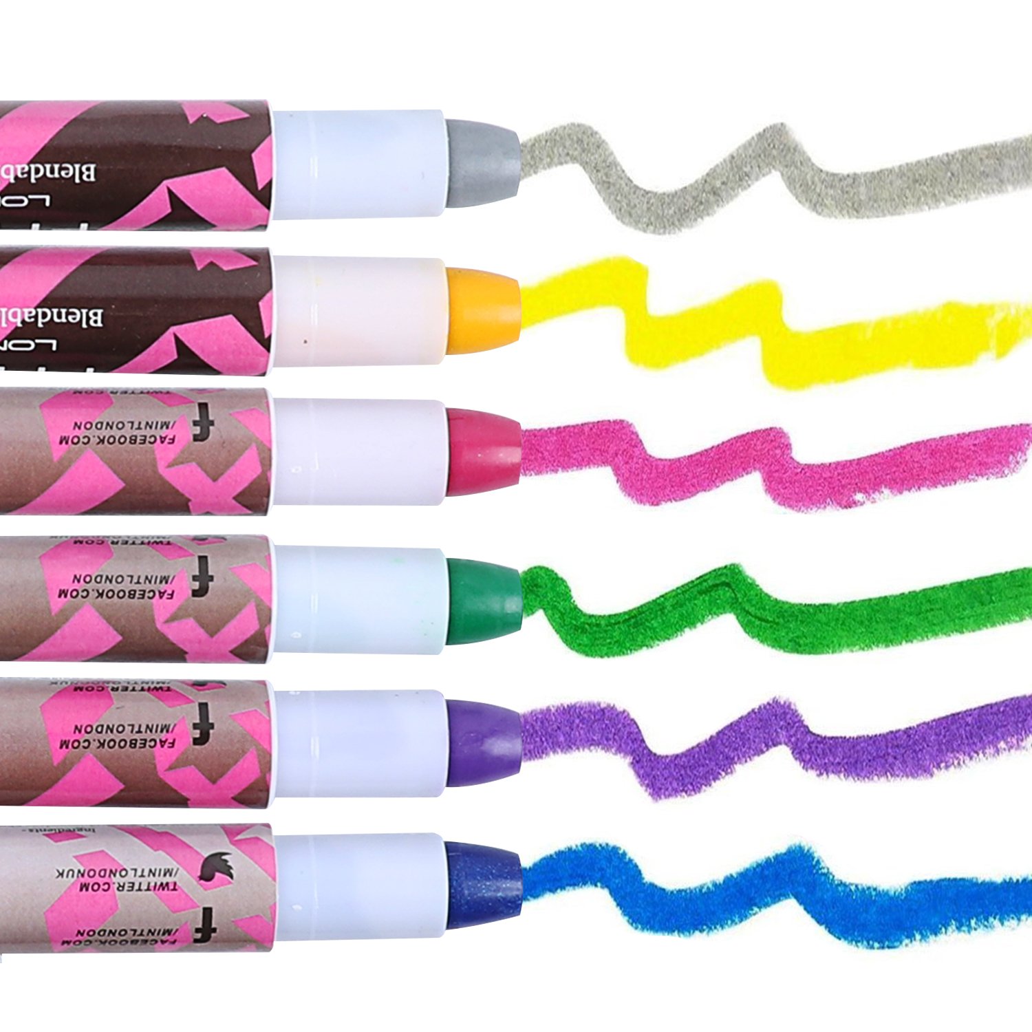 Girl Hair Chalk Set - XIAO MO GU Temporary Hair Color for Kids Girl, Hair Dye Set Toys Gifts for Girls Teens Adults Party or Cosplay DIY, 6 Colors