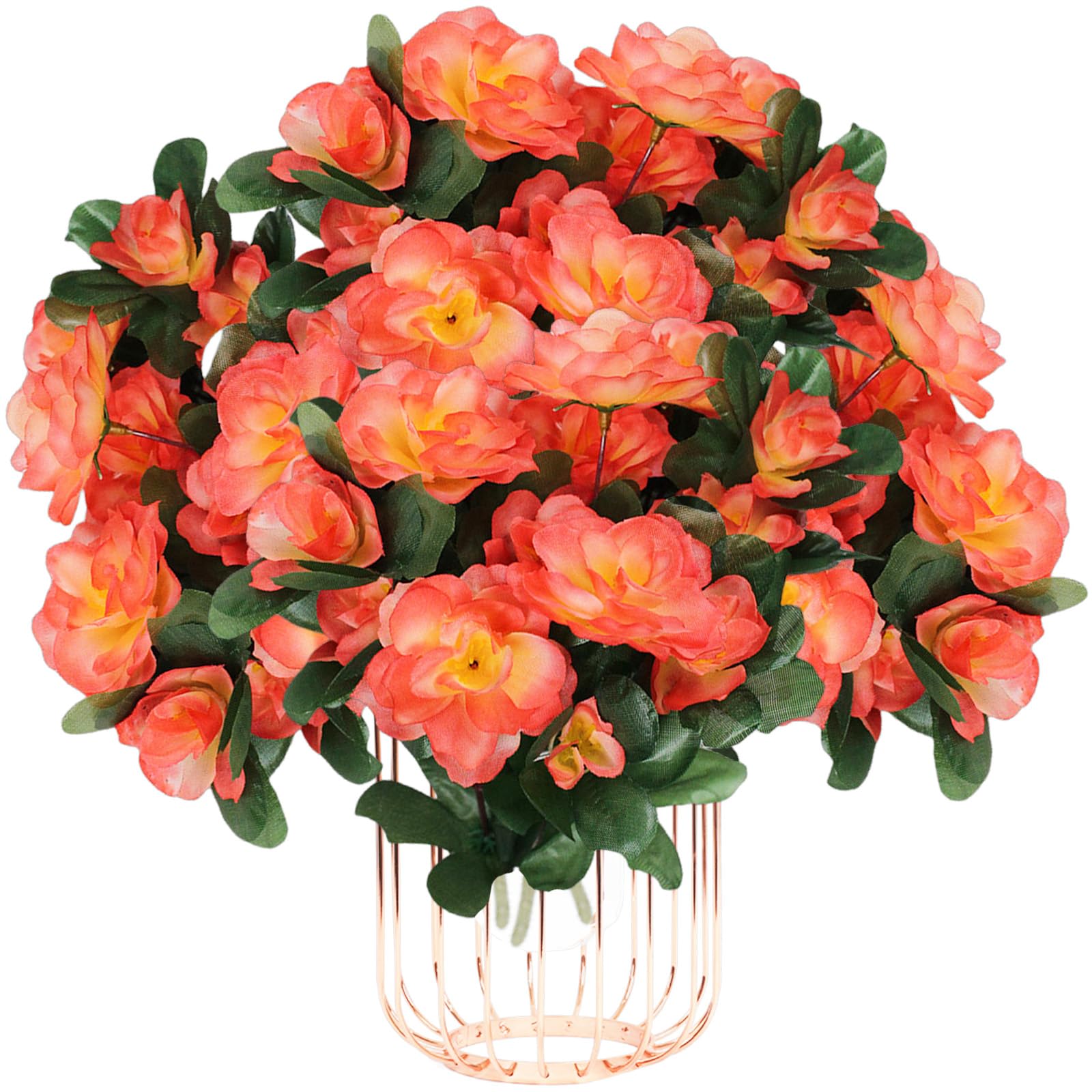 astylishome Artificial Flowers for Outdoor Decorative 33 cm Cloth Plastic Wedding Fake Faux Flowers that Look Real Floral Arrangements for Home Living Room Kitchen 0513 — image 1