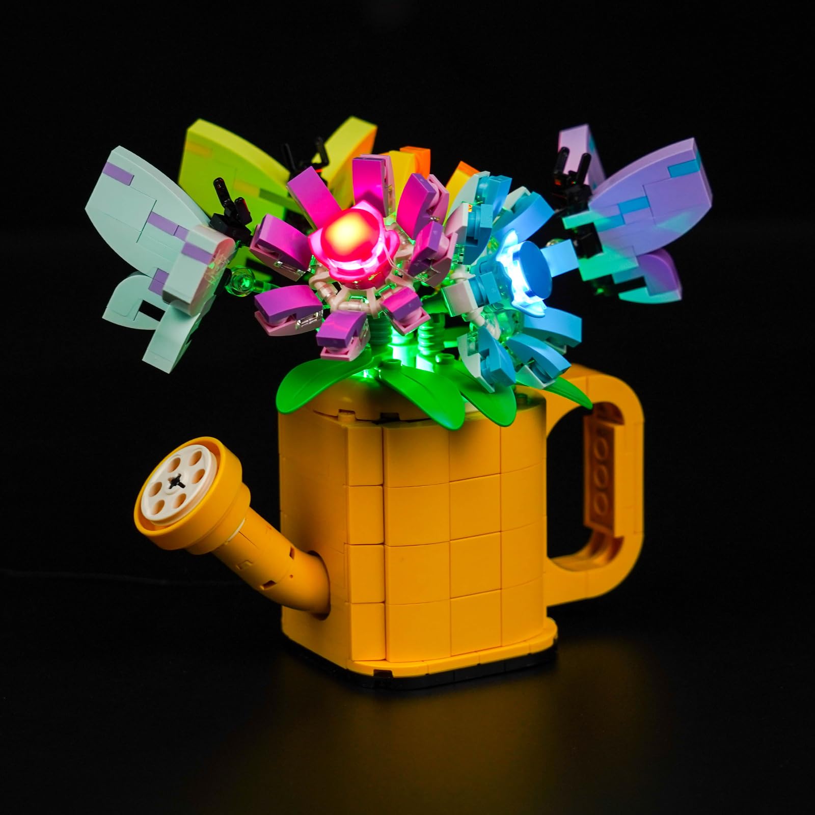 Led Licht Set für Lego Flowers in Watering Can 31149 (Kein Lego), Dekorationsbeleuchtungsset für Lego Flowers in Watering Can Kreative Spielzeug