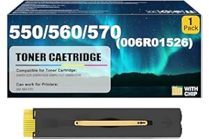 550 560 570 Toner Cartridge Compatible for Xerox 550 560 570 006R01526 Yellow Toner Cartridges Work for Xerox Color 550 560 5
