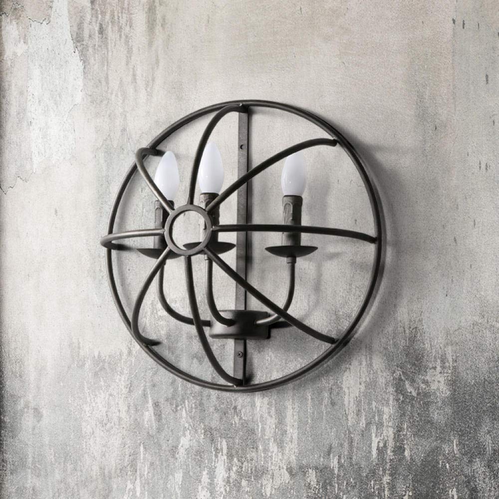 Double Crystal Wall Lamp Restaurant Bar Corridor Decoration@Kc-B1035 with Led 3W Milk White Tip Bubble 3 Pieces [Energy Class A++]