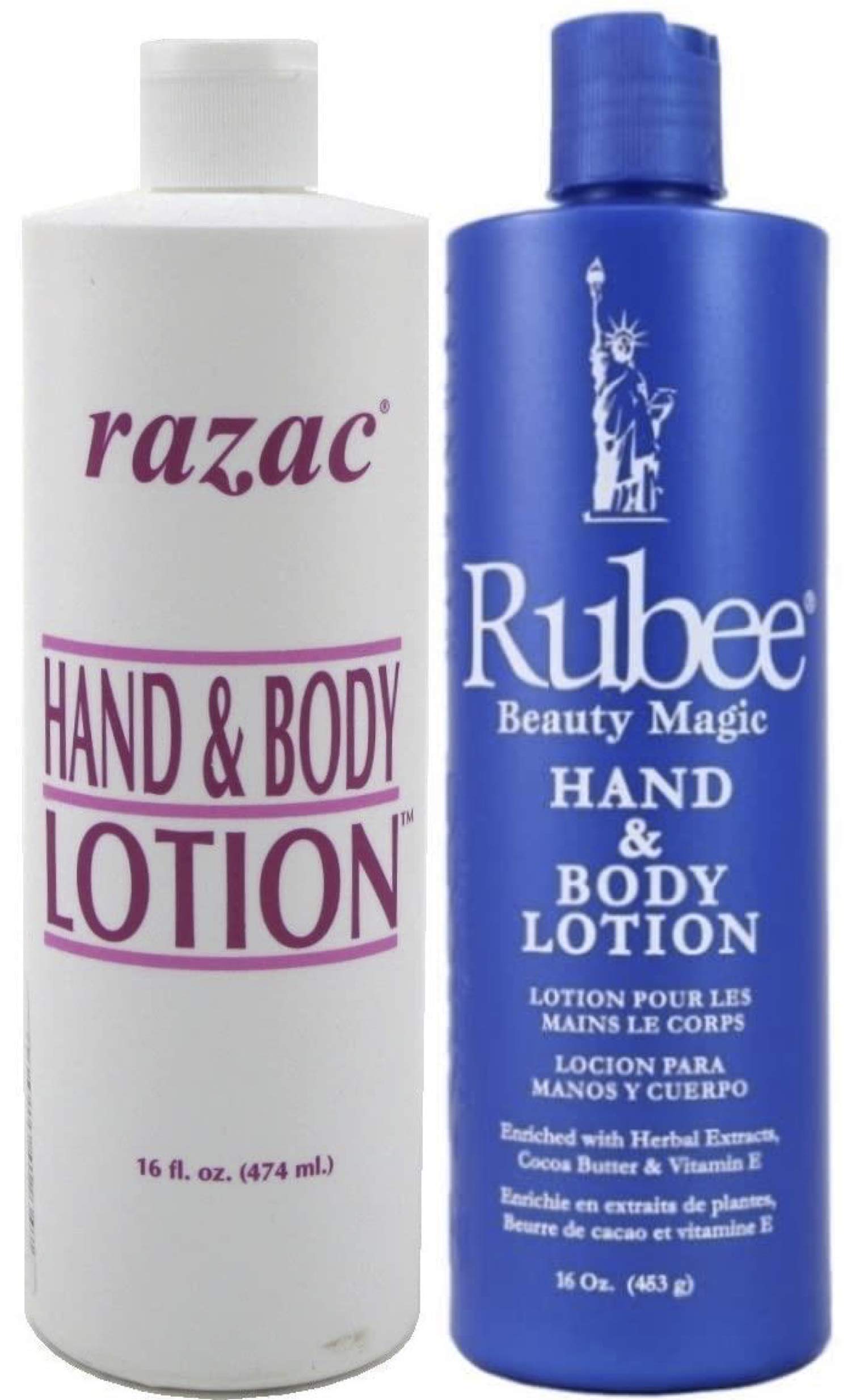 Razac Hand & Body Lotion with Rubee Beauty Magic Hand & Body Lotion (Set of 2)