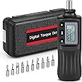 BAOSHISHAN Digital Torque Screwdriver 0.48-8N.m, 0.001 N.m Increment, 1/4" Drive Screwdriver with 10Pcs Bits and Storage Case, Buzzer and LCD Backlight, Accurate to ±2% (8Nm)