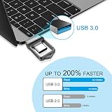 KOOTION 32GB USB C Flash Drive OTG Type C 3.0 Metal Swivel Thumb Drive Silver view 4