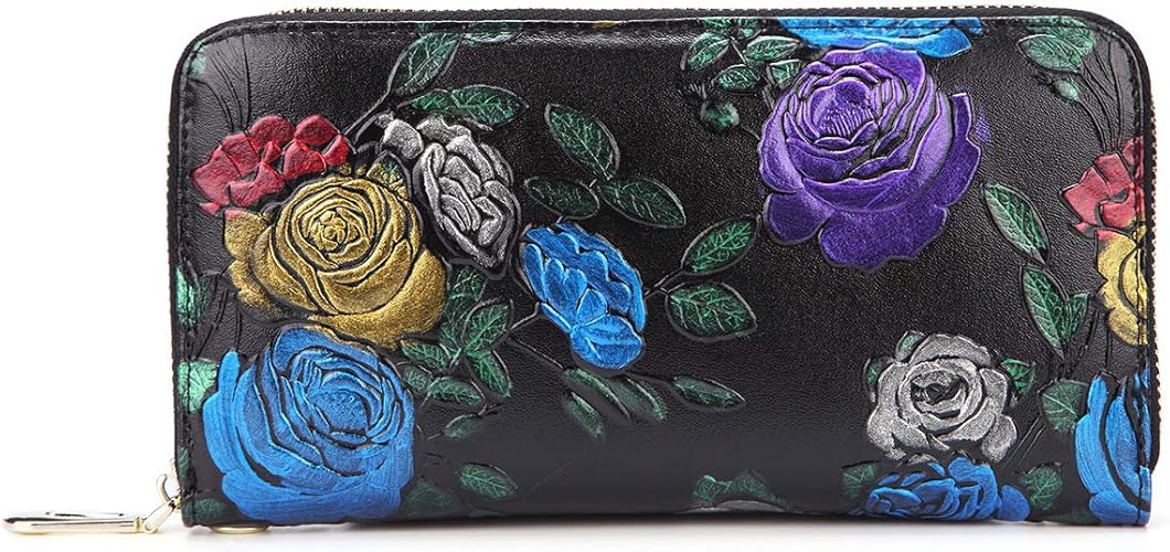 Amazon 財布 おしゃれな 可愛い 革 女性用 長財布 多収納 さん入り使い易い 小銭入れ プレゼントに最適 ゴールド 財布