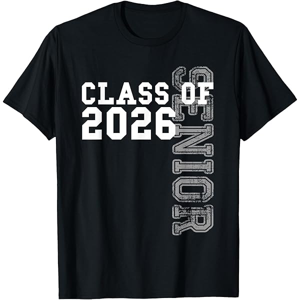 【Deuxieme Classe】Photo T-shirt Amazon.com: CLASS OF 2026 - LETTERMAN STYLE RED CLASS OF 26 SWAG