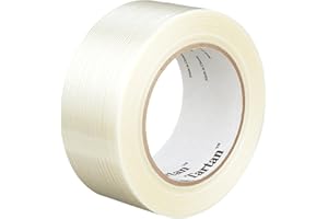 3M Filament Tape 8934 Clear, 48 mm x 55 m, Conveniently Packaged (Pack of 1)