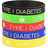 LinnaLove Medical Alert ID Bracelet Silicone ID Wristbands for women and men