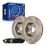KAX Front Brake Kit, OE Brake Rotors and Ceramic