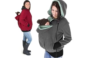UOFOCO Womens Kangaroo Jacket for Mom and Baby Maternity Hoodies Sweatshirts for Pregnant Women 2024 Winter Warm Clothes