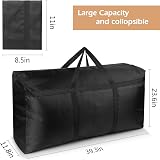 SUOHINAO 180L Large Storage Bags Clothes Moving Boxes Heavy Duty view 3