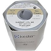Kester 24-6337-8800 50 Activated Rosin Cored Wire Solder Roll, 245 No-Clean, 63/37 Alloy, 0.031" Diameter