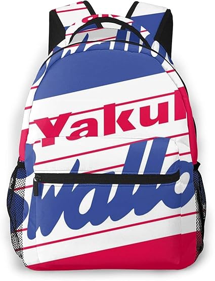 Amazon 東京ヤクルトスワローズ 大容量ファッションカジュアルバックパック 学校のバックパック 通勤 屋外 すべての年齢に適しています 家電 カメラ