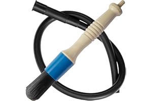 DECOHS Parts Washer Brush with 31 Inch Hose- Wear Resistant Parts Cleaning Brush- Parts Cleaner Flow Through Replacement Brush for Parts Washing Cleaning