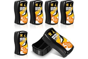 Loopeer 6 Pcs Shoe Shine Sponge Shine Sponge Neutral for Shoes Leather Boot Shoe Polish Sponge for Boots Bags Cleaning for Leather Footwear Shoe Accessories Shoe Shine Sponge