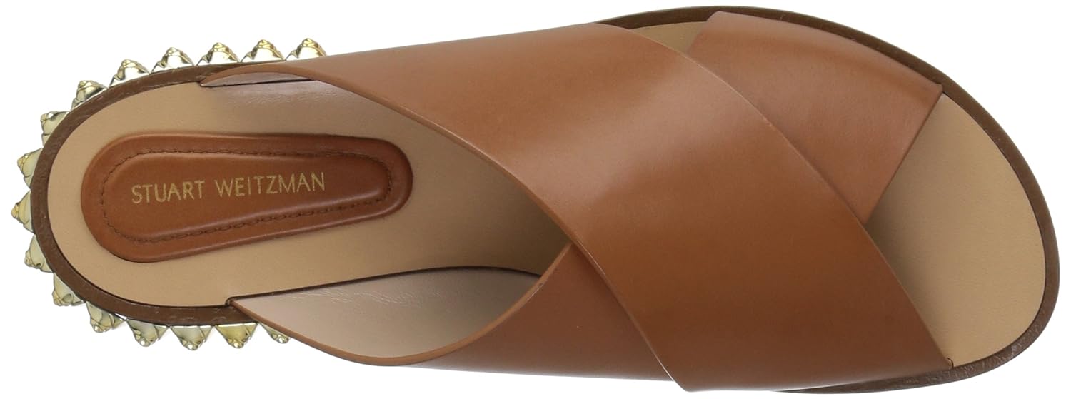 stuart weitzman rockrose leather slides