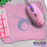 Orzly Pink RX250 4in1 Keyboard Mouse Headset Pad Bundle for PS5 Xbox PC view 6