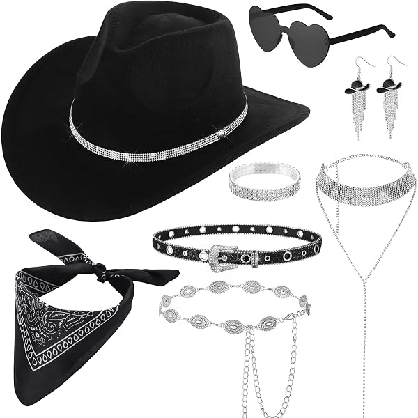 Amazon.com: Geiserailie 7 Pieces Western Jewelry Set Cowboy  display picture 1