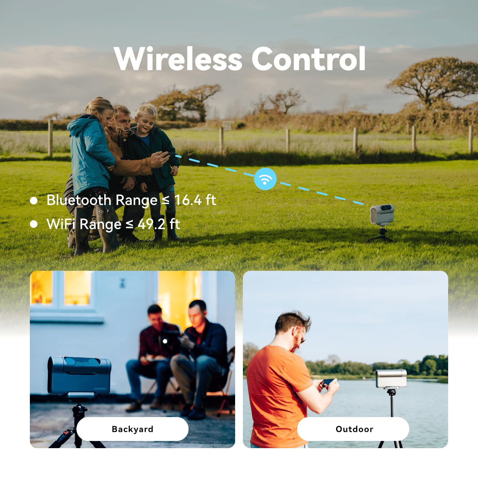 Dwarf 3 Smart Telescope - Portable, Capture Astronomy/Wildlife/Panorama, EQ Mode, Cloud Processing, 4K Auto-Tracking, Ultra-Light 3lb, Suits All Ages