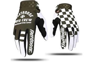 FASTGOOSE Riding Gloves Breathable Stretchy Touchscreen Bike Gloves for Men Motocross Dirt Bike Gloves Motorcycle Gloves for MTB ATV BMX Racing