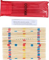 HENBRANDT 41pcs Mikado Sticks Traditional Family Game Wooden Toy Set view 2