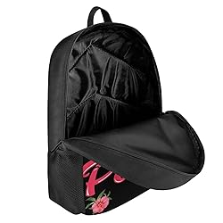 HUGS IDEA Cool Fire Basketball Backpacks for Kids