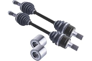 East Lake Axle replacement for rear cv axles & wheel bearings set Kawasaki Brute Force 750i 2005-2023