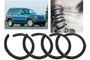 HOMEWITHU 4PCS Universal Coil Spring Silencer Insulator Rubber Sleeve Front Rear Lower Suspension Noise Reducer Protector for Suv Car Van Truck