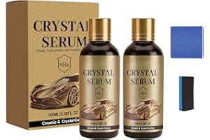 100ML Crystal Serum – Advanced Graphene Ceramic Coating for Cars, 9H Graphene Coating for Auto Car Detailing (2 PCS)