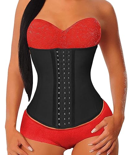 YIANNA Waist Trainer for Women Latex Underbust Waist Cincher Corset Sport  Girdle Hourglass Body Shaper in Oman Whizz Waist Cinchers