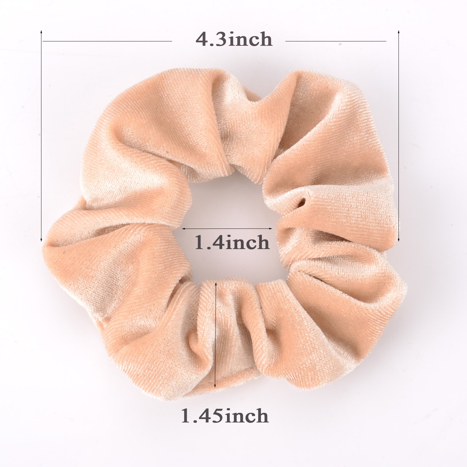 Whaline 12 Pack Hair Scrunchies Premium Velvet Scrunchy Elastic Hair Bands for Girls, Women Hair Accessories (12 Colors) : Beauty