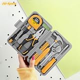 Hi-Spec Yellow 20pc Tool Kit Compact Book-Size Home DIY Office view 7