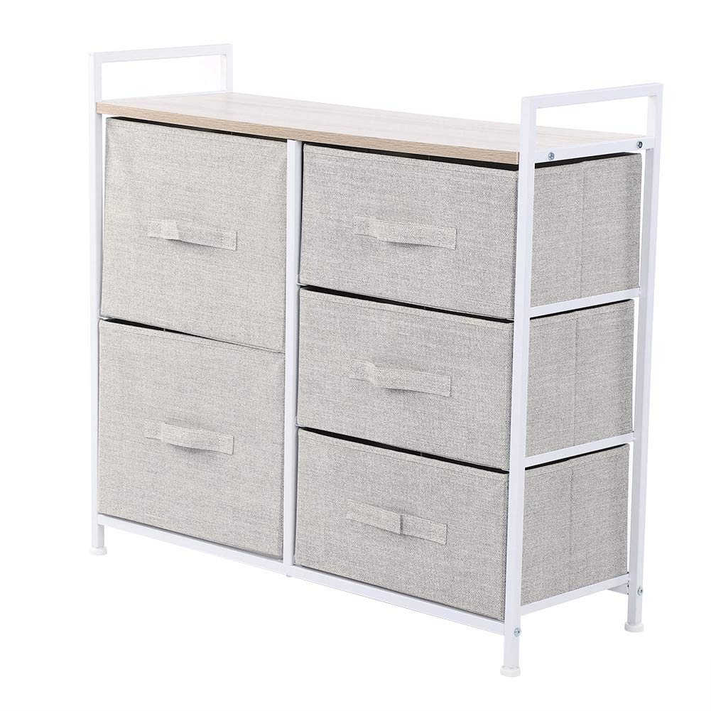 EBTOOLS Armario de Almacenamiento de Estructura de Hierro y 5 Cajones