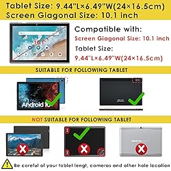DETUOSI Silicone Case for VASTKING KingPad K10 Pro