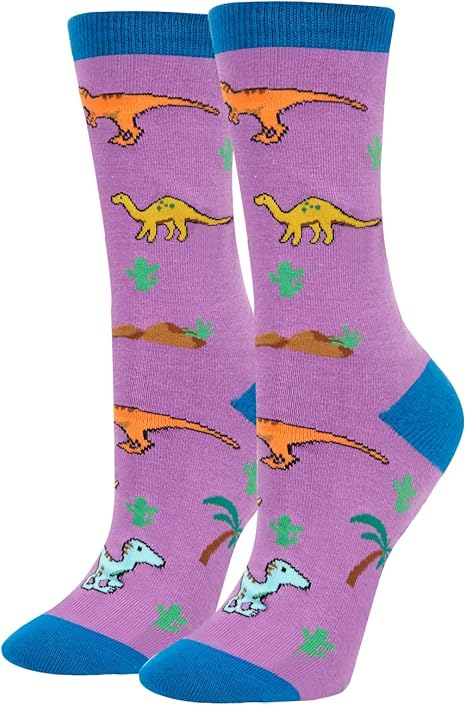 Calcetines para mujer y niña, diseño de perro de pollo loco, bonitos y