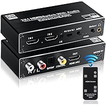 Amazon.com: avedio links HDMI Switch Audio Extractor, HDMI Switch