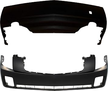 Amazon Com Bumper Cover Compatible With Cadillac Cts 2003 2007 Front And Rear Primed 3 6l Eng Automotive