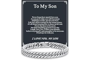 Supcare Unique Anniversary Christmas Birthday Sweetest Day Gifts Bracelets for Men Husband Boyfriend Him Son Grandson Dad