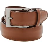 Perry Ellis Men's Portfolio Timothy Leather Belt (Available in Big &amp; Tall)