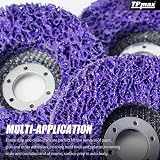 TPmax 115mm Strip Discs 4.5 inch 10 Pack Purple for Angle Grinders view 6