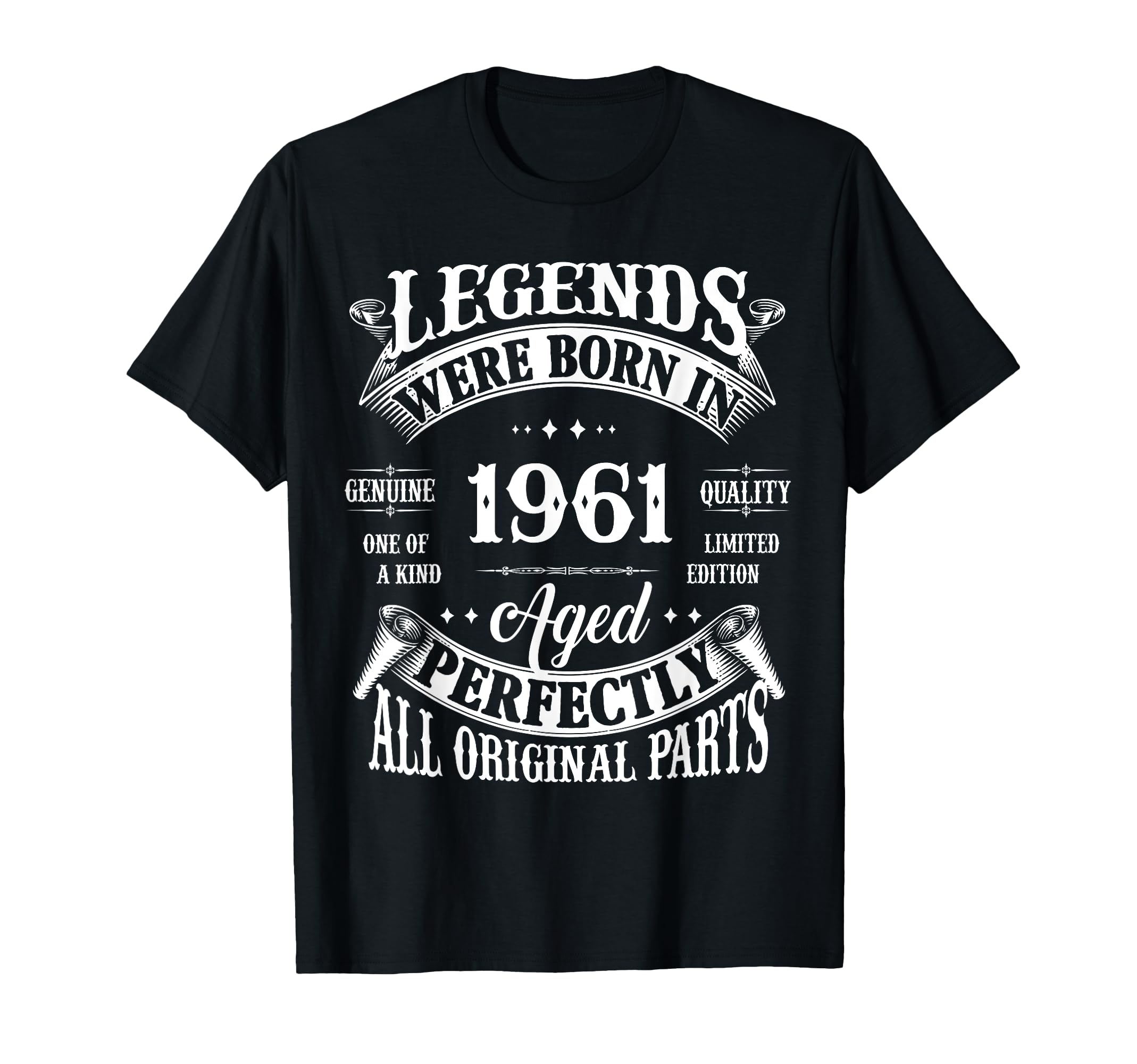 Photo 1 of 64th Birthday Tee Vintage Legends Born In 1961 64 Years Old T-Shirt