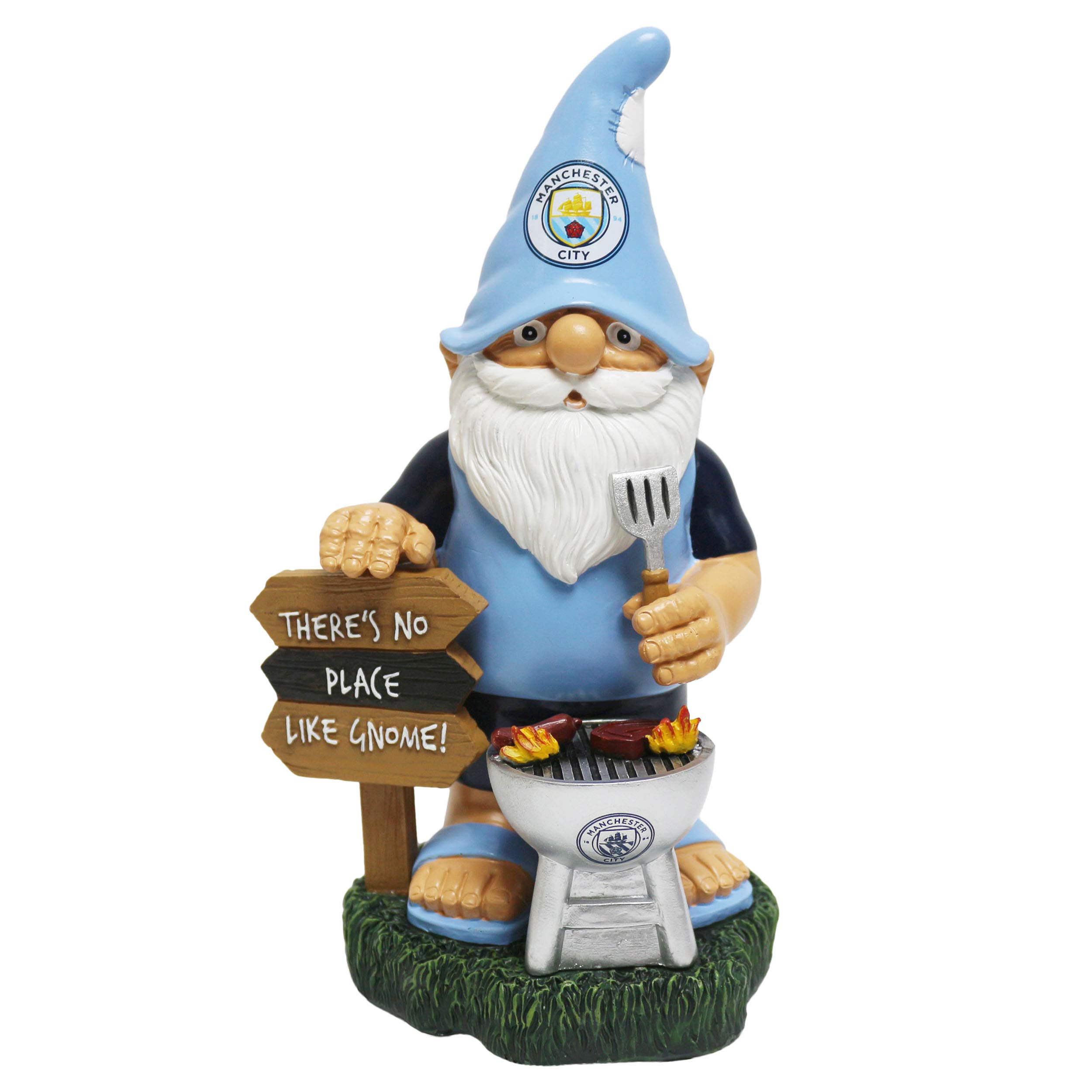 FOCO Officially Licensed Manchester City FC BBQ Gnome