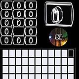 Tatuo 60 Pieces Mini Clear Decorating Hook Clips, Holiday Light Hook Clips, Decorating Clips for String Lights, Multi-Function Decoration Hanging Clip for Home, School Outdoor (Size A)